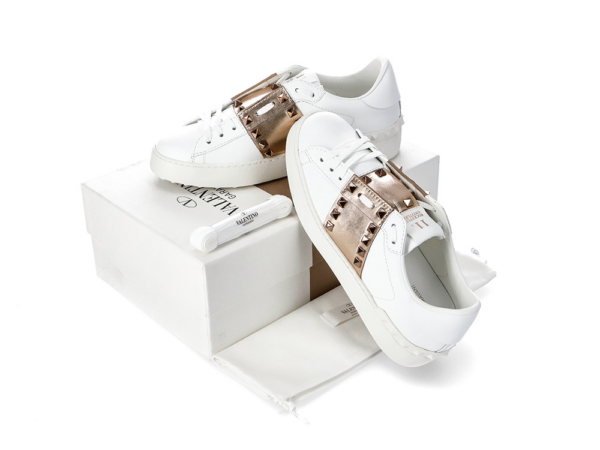 Giày Valentino Rockstud Untitled 'White' VW2S0A01-HEL-0JC - Ảnh 4