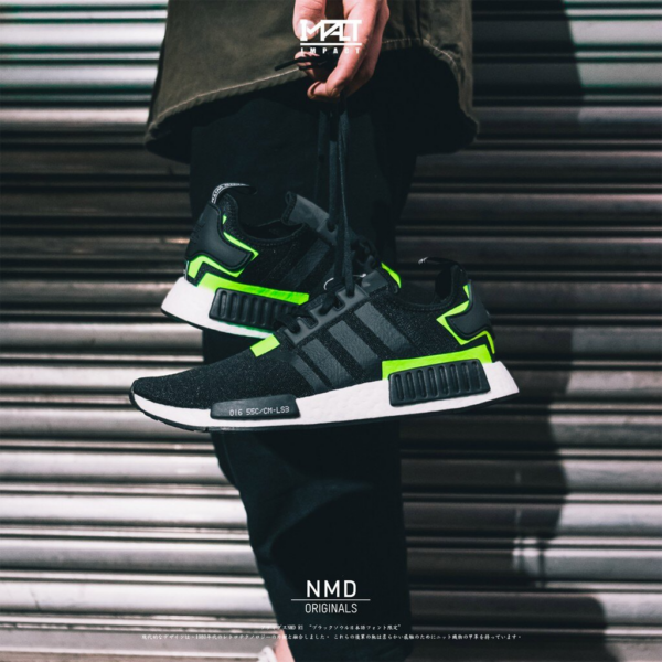 Giày Adidas NMD R1 'Colorblock Black Solar' BD7751 - Ảnh 5
