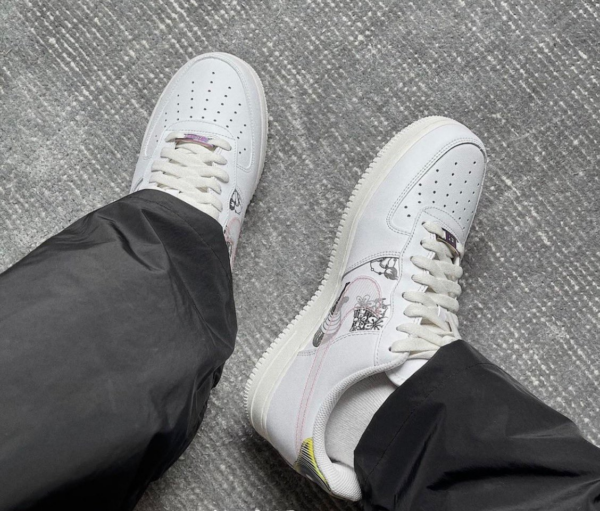 Giày Nike Wmns Air Force 1 BG 'The Great Unity' DM5457-110 - Ảnh 3