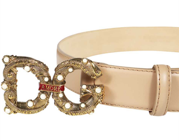 Thắt lưng Dolce & Gabbana Women's Belt Leather BE1335-AK133-8M308 - Ảnh 3