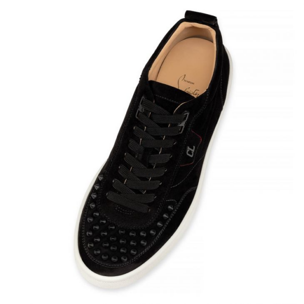 Giày Christian Louboutin Happyrui Spikes 'Black' 1200520B026 - Ảnh 3