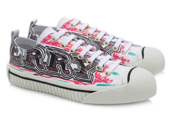 Giày Burberry Women's Multicolor Cotton Sneakers 4066496 - Ảnh 3