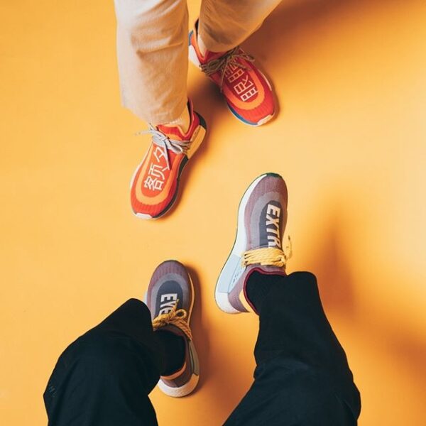 Giày Adidas NMD Hu Pharrell Extra Eye Orange H67401 - Ảnh 3