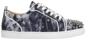 Giày Christian Louboutin Louis Flat Calf Spikes 'Multi Silver' 1210811-M251