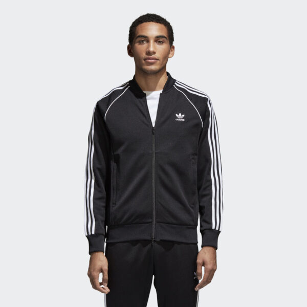 Áo Adidas SST Track Jacket Black CW1256 - Ảnh 2