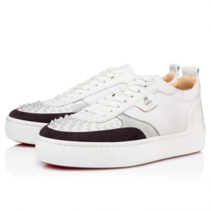 Alternative view of Giày Christian Louboutin Happyrui Spikes 'White' 1220646W224