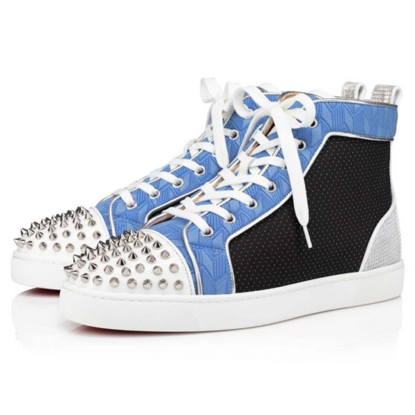 Giày Christian Louboutin Lou Spikes Orlato 'Multicolor' 1220773CMA3 - Ảnh 6