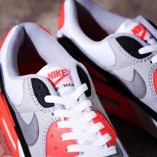 Giày Nike Air Max 90 'Infrared' 2020 CT1685-100 - Ảnh 4