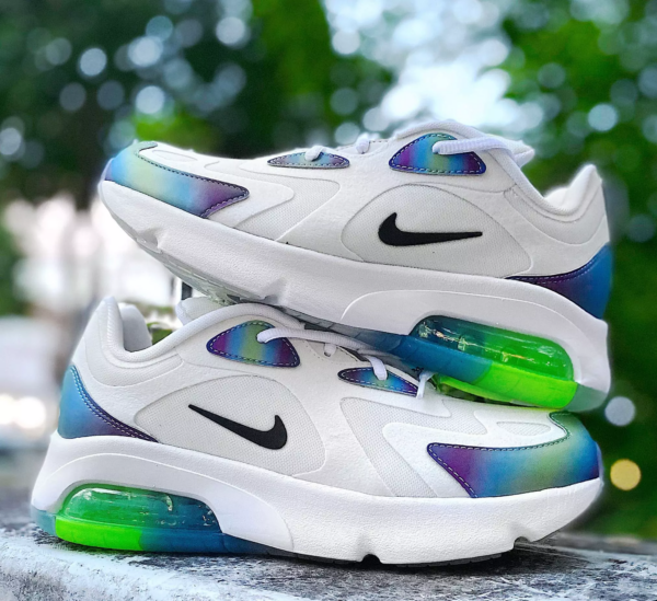 Giày Nike Air Max 200 GS 'Bubble Pack Summit White' CT9632-100 - Ảnh 4