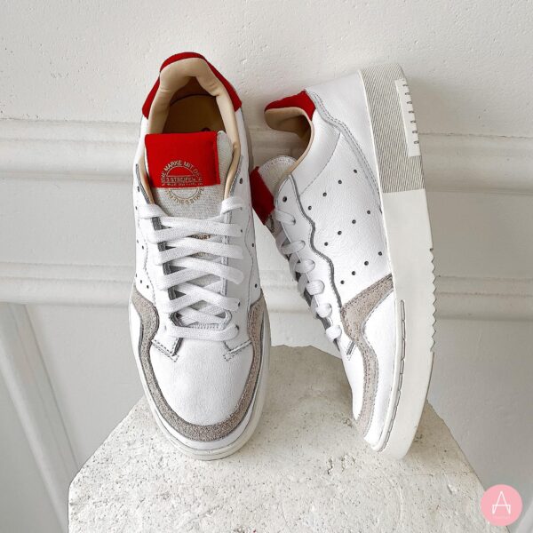 Giày Adidas Supercourt 'White Scarlet' EF9181 - Ảnh 4