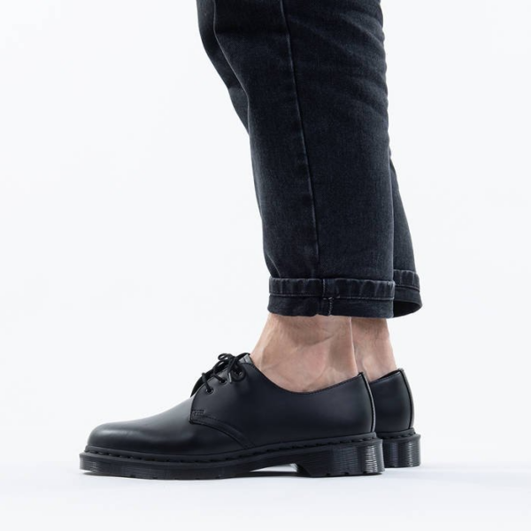 Giày Dr.Martens Mono Smooth Leather Oxfor 14345001 - Ảnh 2