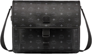 Túi MCM Klassik Messenger in Visetos 'Black' MMMCAKK02BK001