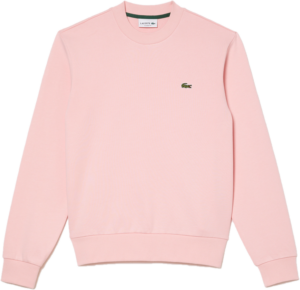 Ao Lacoste Classic Fit Crew Neck Fleece Sweatshirt 'Pink' SH2564-53G-KF9