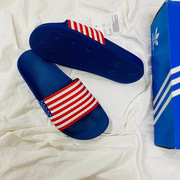 Dép Adidas Adilette Slides 'USA Flag' G55380 - Ảnh 5
