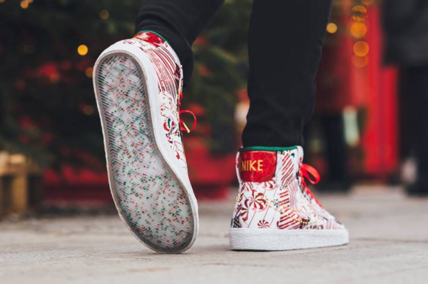 Giày Nike Wmns Blazer Mid QS 'Gift Wrapped Pack' 637990-600 - Ảnh 4