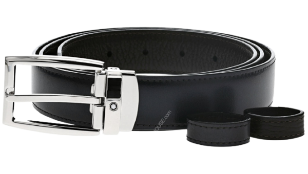 Dây Lưng MontBlanc 'Brown Gray' 123900