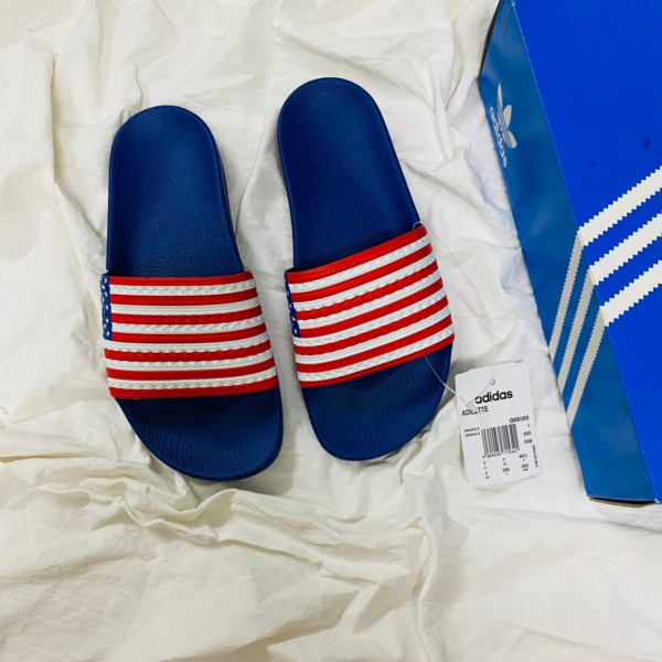 Dép Adidas Adilette Slides 'USA Flag' G55380 - Ảnh 3