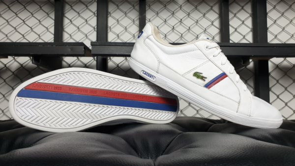 Giày Lacoste Europa Tcl Spm Leather 'White' 7-30SPM000821G - Ảnh 6