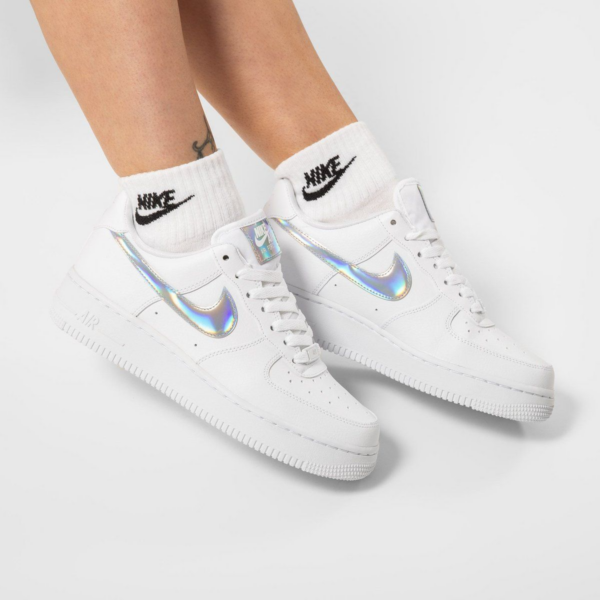 Giày Nike Wmns Air Force 1 Low 'Iridescent Swoosh' CJ1646-100 - Ảnh 6