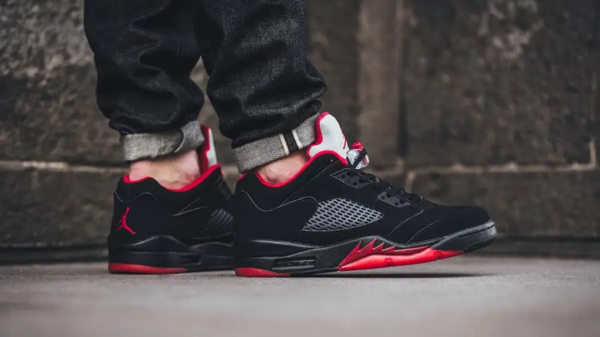 Giày Nike Air Jordan 5 Retro Low 'Alternate 90' 819171-001 - Ảnh 7