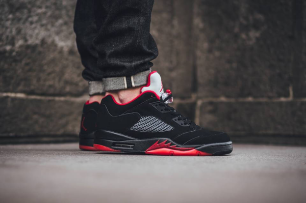 Giày Nike Air Jordan 5 Retro Low 'Alternate 90' 819171-001 - Ảnh 5