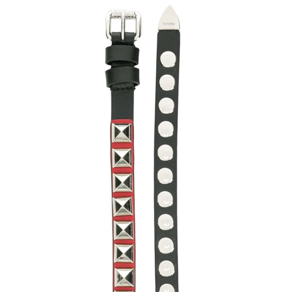 Thắt Lưng Prada Studded Buckle Belt 1CM1782AWVF0D9A - Ảnh 2