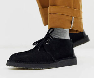 Giay Clarks Desert Trek GTX 'Black Suede' 261-65566