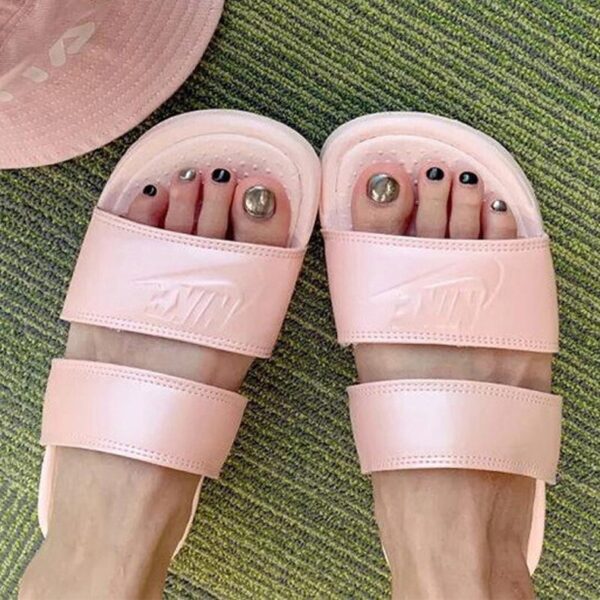 Dép Nike Wmns Benassi Duo Ultra Slide 'Echo Pink' 819717-605 - Ảnh 2
