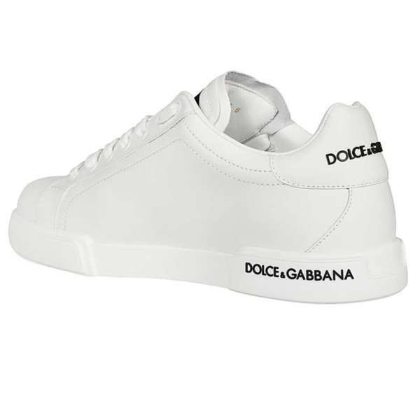 Giày Dolce & Gabbana Calf Nappa Portofino White CS1774-AA335-80001 - Ảnh 7