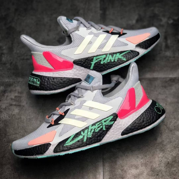 Giày Adidas Cyberpunk 2077 x X9000L4 'Grey Yellow Zest Pink' FZ3092 - Ảnh 7