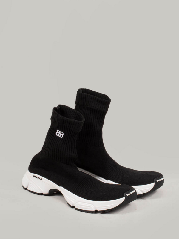 Giày Balenciaga Speed 3.0 Sneaker 'Black White' 654532-W2DN1-1090 - Ảnh 2
