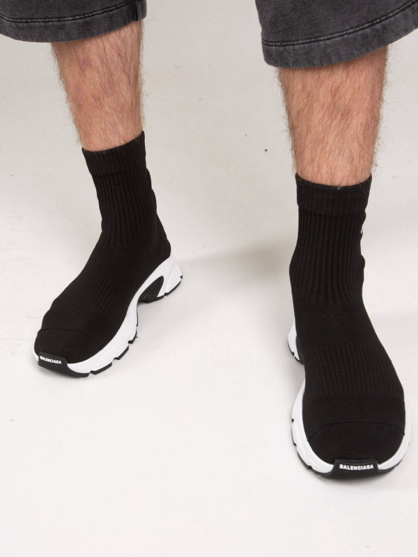 Giày Balenciaga Speed 3.0 Sneaker 'Black White' 654532-W2DN1-1090 - Ảnh 6