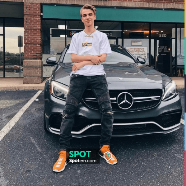 Giày Adidas NMD R1 Pharrell HU Hue Man Tangerine BB3070 - Ảnh 2