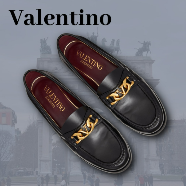 Giày Valentino Garavani Loafer in Calfskin 1Y2S0G03-YZX-0NO - Ảnh 3