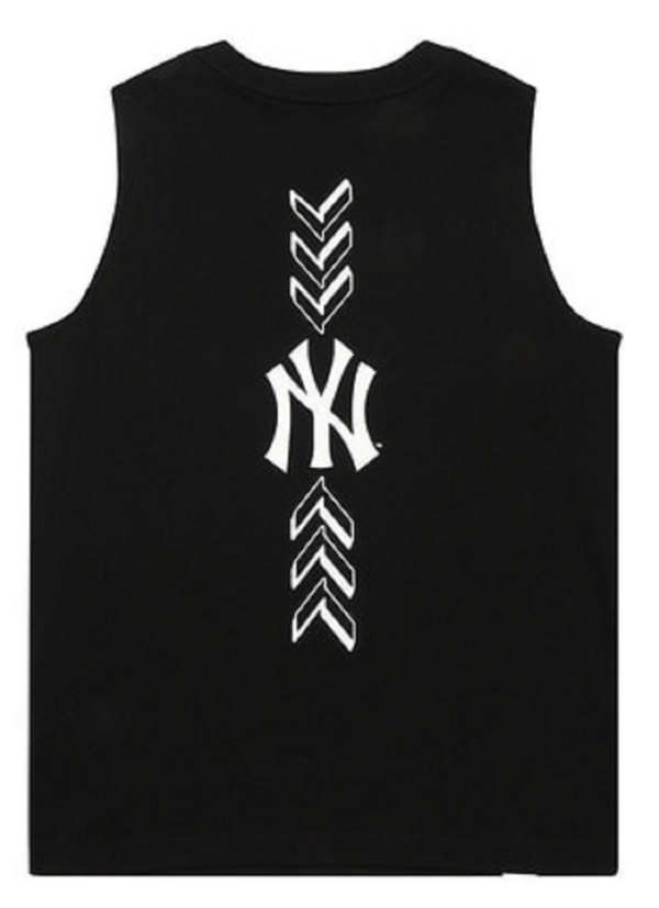Áo MLB Seamball Sleeveless Top NY Yankees 'Black' 31TKS2131-50L - Ảnh 2