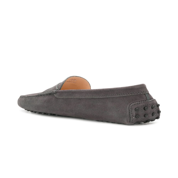 Giày Tod's Woman Grey Gommino Driving Shoes in Suede XXW00G00010RE042B800 - Ảnh 6