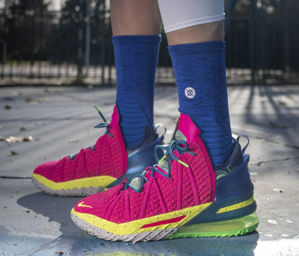 Giày Nike LeBron 18 EP 'Los Angeles By Night' DB7644-600 - Ảnh 6