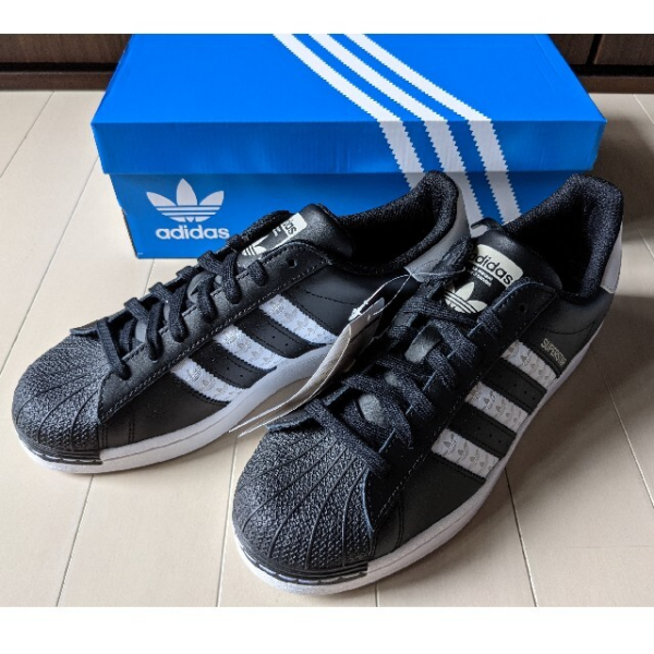 Giày Adidas Superstar 'Black White' H68102 - Ảnh 4