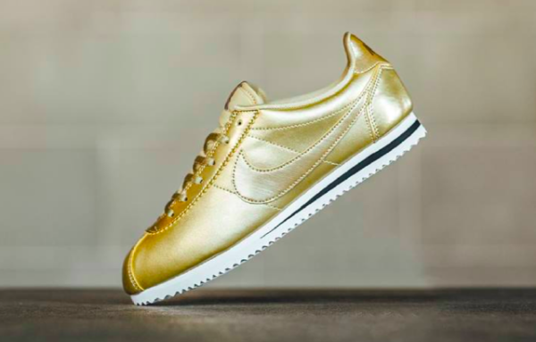 Giày Nike Cortez SE 'Gold Metallic Pack' 859569-900 - Ảnh 3