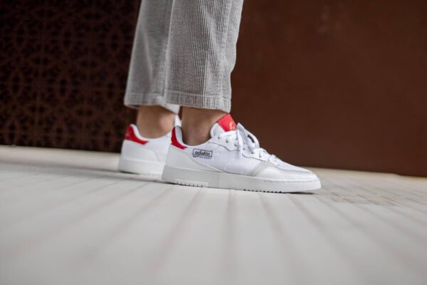 Giày Adidas Supercourt 'White Scarlet' EF9181 - Ảnh 5
