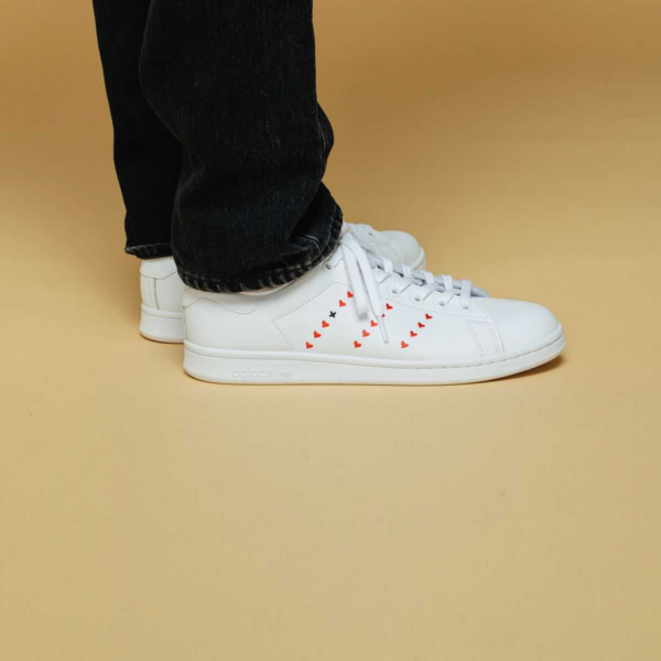 Giày Adidas Stan Smith Heart EG5811 - Ảnh 3