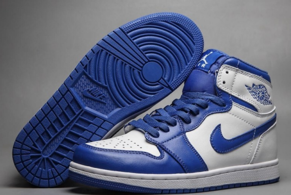 Giày Nike Air Jordan 1 Mid 'Hyper Royal' 554724-114 - Ảnh 4
