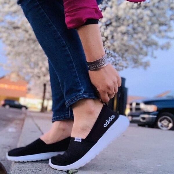 Giày Adidas Lite Racer Slip-On "Core Black" FX3304 - Ảnh 3