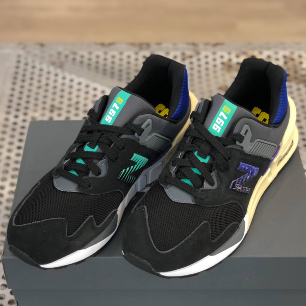 Giày New Balance  997S 'Black Dazzling Blue' MS997JEC - Ảnh 2