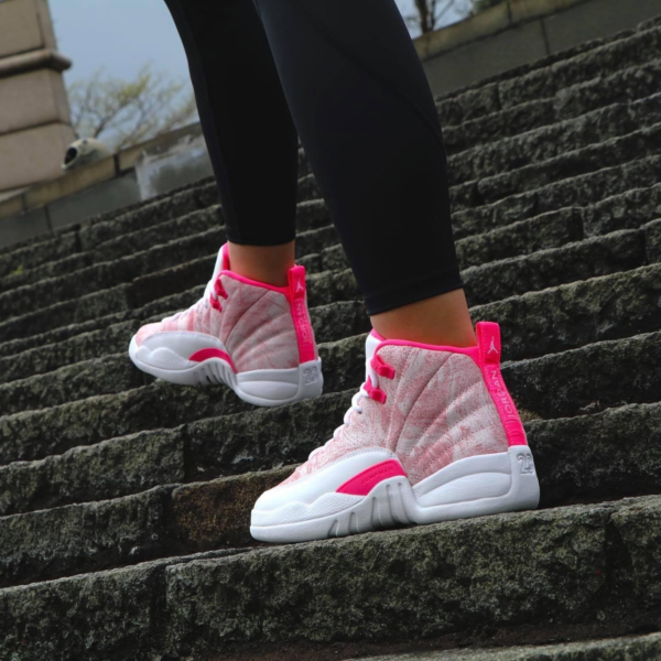 Giày Nike Air Jordan 12 Retro GS 'Arctic Pink' 510815-101 - Ảnh 3