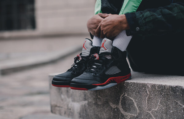 Giày Nike Jordan Retro 5 'Satin Bred' 136027-006 - Ảnh 3