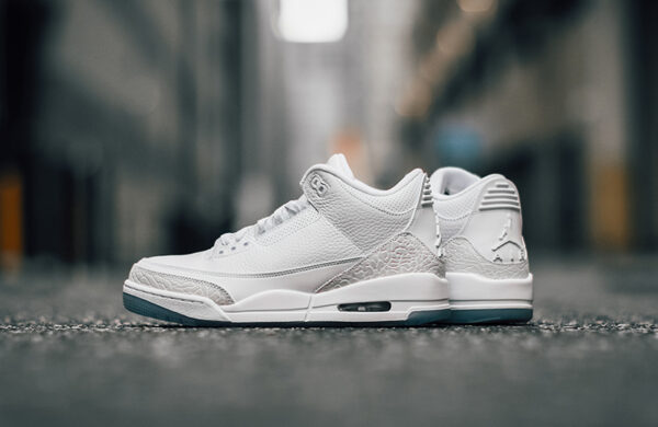 Giày Nike Air Jordan 3 Retro 'Pure White' 136064-111 - Ảnh 2