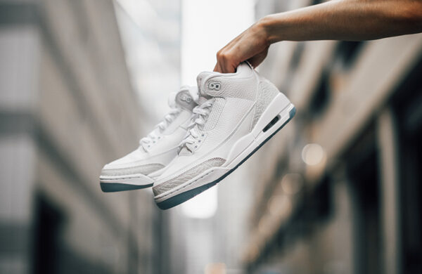 Giày Nike Air Jordan 3 Retro 'Pure White' 136064-111 - Ảnh 3
