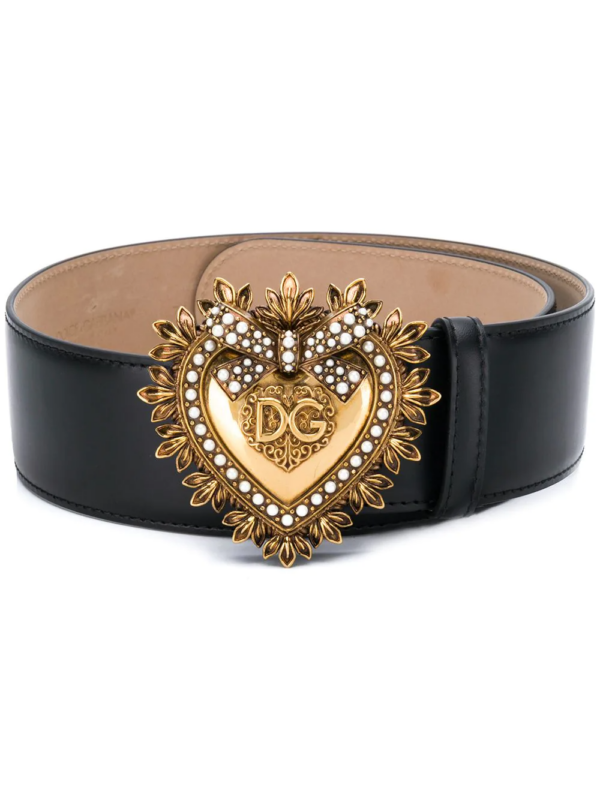 Thắt lưng Dolce & Gabbana Women's Devotion Belt BE1316-AK861-80999 - Ảnh 2