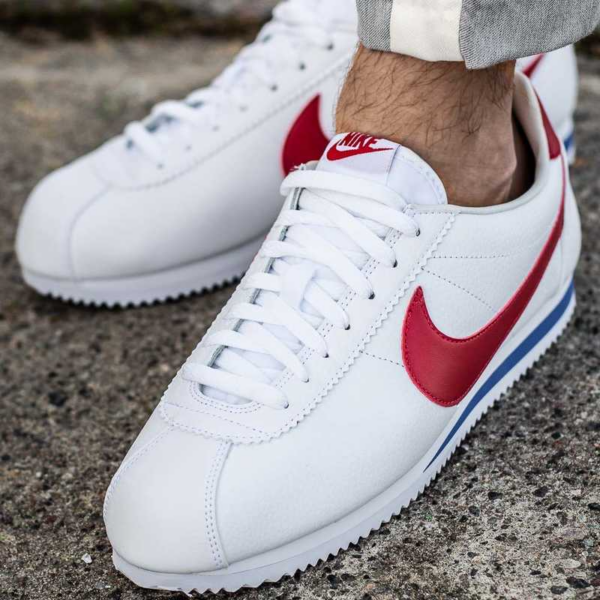 Giày Nike Classic Cortez Leather 'Forrest Gump' 749571-154 - Ảnh 3